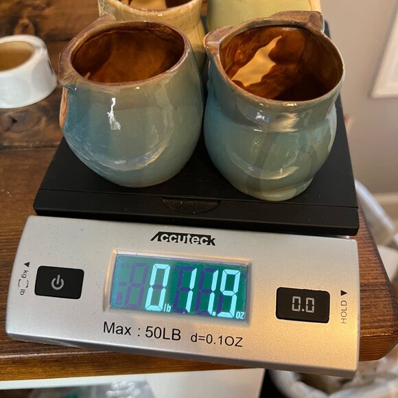 Ceramic Owl Pots Succulent Plant Container Mini Planter Glazed Set of 4 - Picture 14 of 14